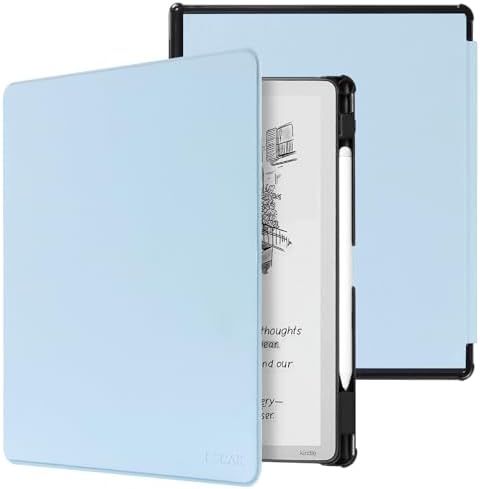 CoBak Funda para Kindle Scribe de 3ª generación 2025 de 11 pulgadas, Kindle Scribe Colorsoft – Funda de piel sintética con encendido automático, soporte para bolígrafo para Scribe de 11 pulgadas