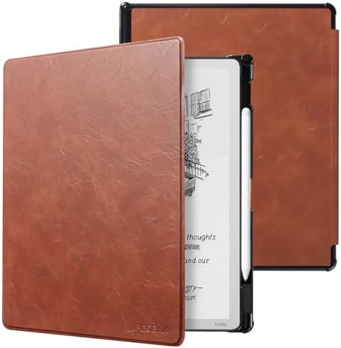 CoBak Funda para Kindle Scribe de 3ª generación 2025 de 11 pulgadas, Kindle Scribe Colorsoft – Funda de piel sintética con encendido automático, soporte para bolígrafo para Scribe de 11 pulgadas