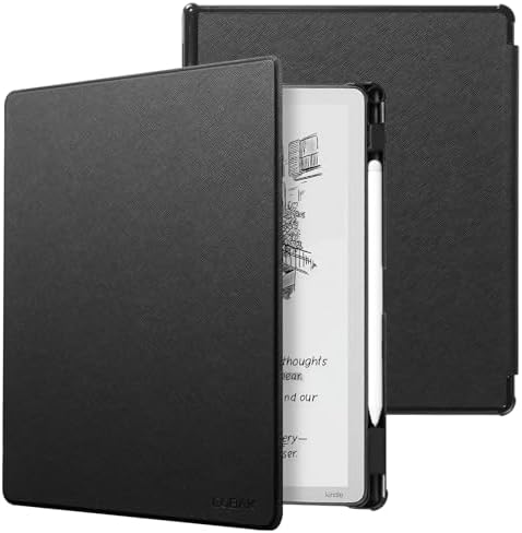 CoBak Funda para Kindle Scribe de 3ª generación 2025 de 11 pulgadas, Kindle Scribe Colorsoft – Funda de piel sintética con encendido automático, soporte para bolígrafo para Scribe de 11 pulgadas