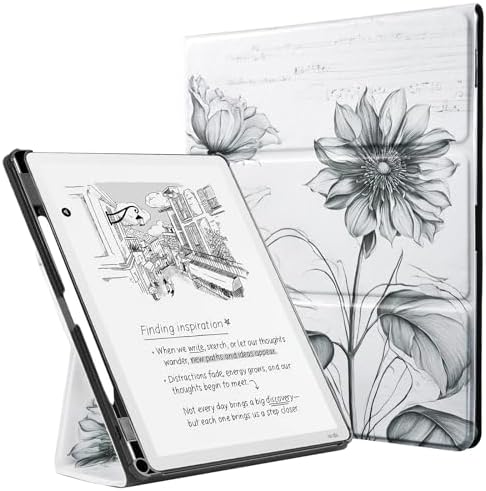 CoBak Case for 11 Kindle Scribe 3rd Generation 2025  Kindle Scribe Colorsoft with Two Viewing Angles   All New PU Leather Cover with Auto Sleep Wake  Pen Holder  Notebook