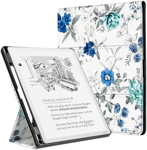 CoBak Case for 11 Kindle Scribe 3rd Generation 2025  Kindle Scribe Colorsoft with Two Viewing Angles   All New PU Leather Cover with Auto Sleep Wake  Pen Holder  Notebook