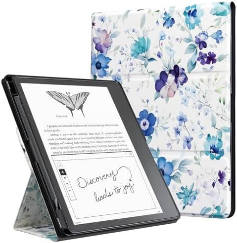 CoBak Case for 11 Kindle Scribe 3rd Generation 2025  Kindle Scribe Colorsoft with Two Viewing Angles   All New PU Leather Cover with Auto Sleep Wake  Pen Holder  Notebook