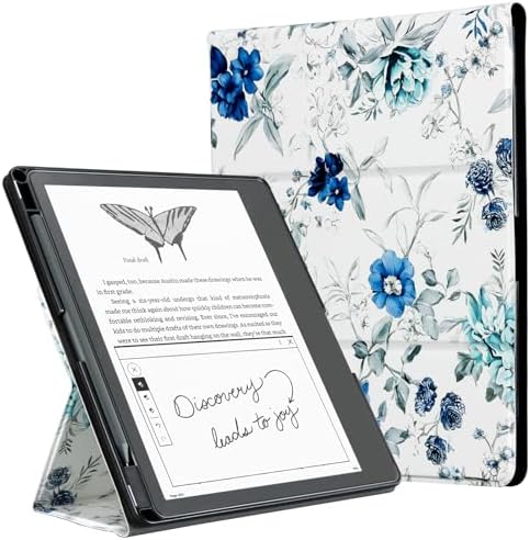 CoBak Case for 11 Kindle Scribe 3rd Generation 2025  Kindle Scribe Colorsoft with Two Viewing Angles   All New PU Leather Cover with Auto Sleep Wake  Pen Holder  Notebook