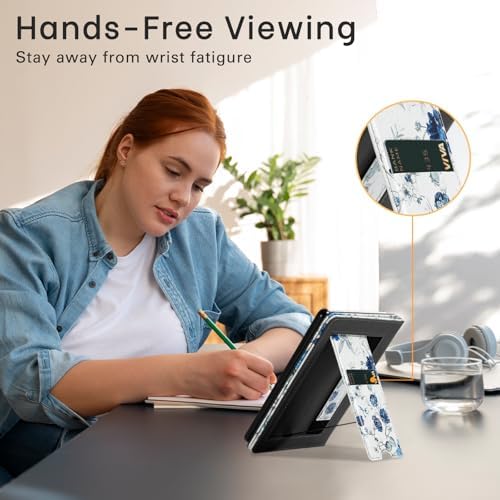 CoBak Case with Stand for Kindle Paperwhite 12th Gen 2024 Released  7  & Kindle Colorsoft Signature Edition   Durable PU Leather Cover with Auto Sleep Wake  Card Slot  Hand Strap Feature  Sage Green