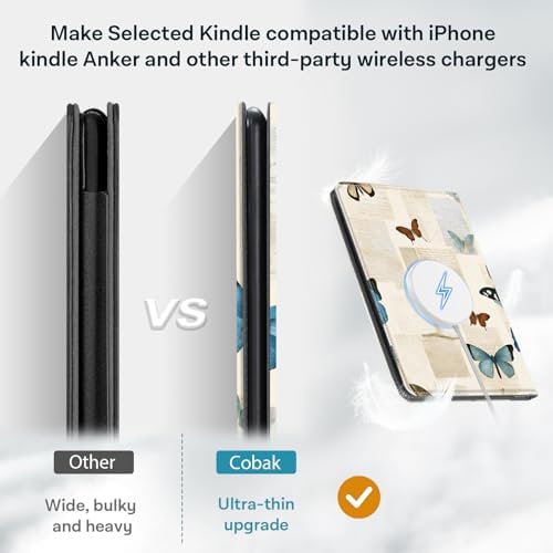 CoBak Case with Stand for Kindle Paperwhite 12th Gen 2024 Released  7  & Kindle Colorsoft Signature Edition   Durable PU Leather Cover with Auto Sleep Wake  Card Slot  Hand Strap Feature  Sage Green