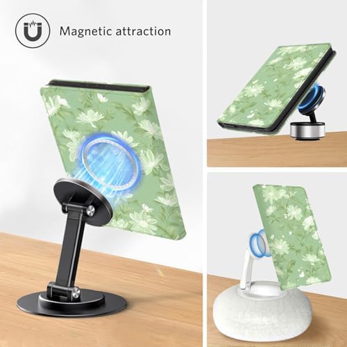 CoBak Case with Stand for Kindle Paperwhite 12th Gen 2024 Released  7  & Kindle Colorsoft Signature Edition   Durable PU Leather Cover with Auto Sleep Wake  Card Slot  Hand Strap Feature  Sage Green