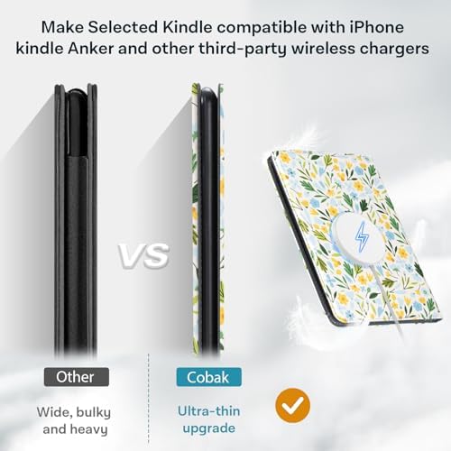 CoBak Case with Stand for Kindle Paperwhite 12th Gen 2024 Released  7  & Kindle Colorsoft Signature Edition   Durable PU Leather Cover with Auto Sleep Wake  Card Slot  Hand Strap Feature  Sage Green