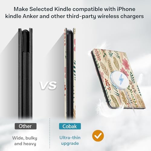 CoBak Case with Stand for Kindle Paperwhite 12th Gen 2024 Released  7  & Kindle Colorsoft Signature Edition   Durable PU Leather Cover with Auto Sleep Wake  Card Slot  Hand Strap Feature  Sage Green