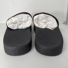 Coach Signature Logo Canvas Pool Slide Sandals Tan Men s US Size 10 D