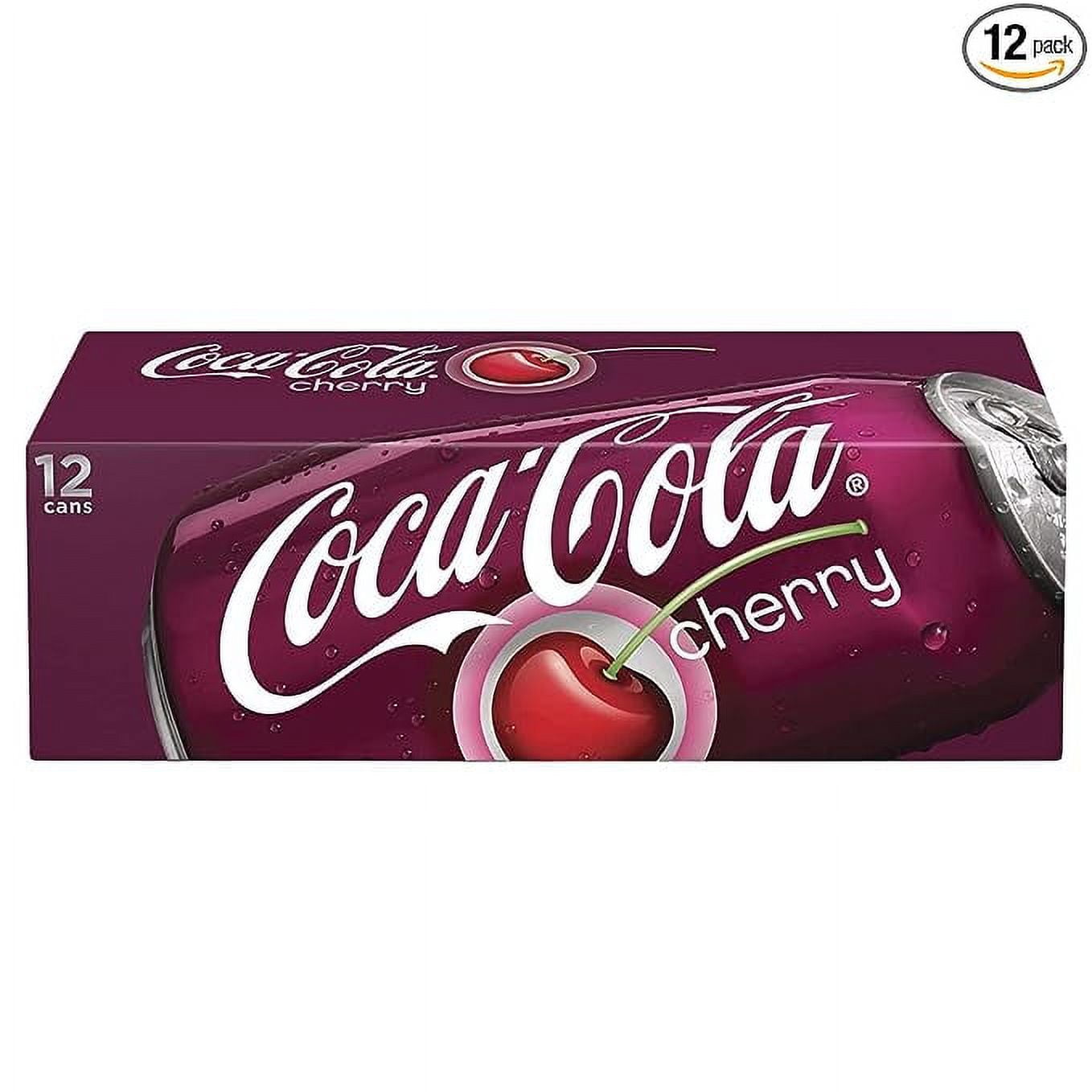 Coca cola Cherry Soda Bundled by Louisiana Pantry  Cherry  12 oz 12 Pack