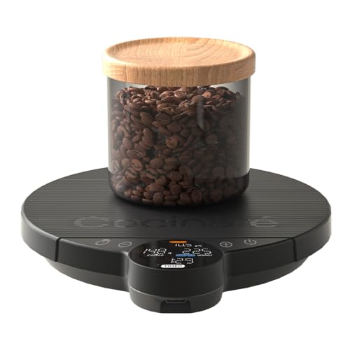 Cocinare Balance Lite Coffee Scale with Timer  3kg/0 1g Precision Digital Scale for Pour Over  Espresso & Drip  3 Brewing Modes  Assist  Weigh  Competition   Adjustable Ratios & Flow Rate  Black