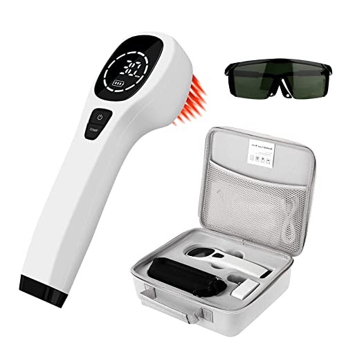 ColdL Red Light Device for Body  Near Infrared Light Wand for Joint Muscle Reliefwith LED Display  12 x 650nm 4 x 808nm 