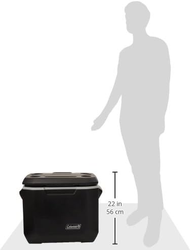 Coleman Xtreme Rolling Cooler with Wheels  Extra Walled Insulation Keeps Ice up to 5 Days  Portable Wheeled Hard Chiller
