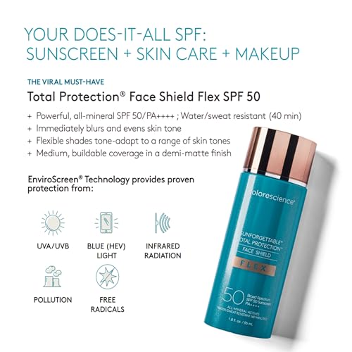 Colorescience Total Protection Face Shield Flex SPF 50  1 8 fl  oz