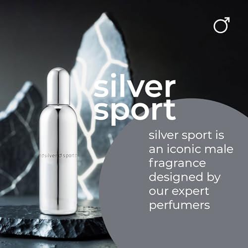 Colour Me Silver Sport by Milton Lloyd for Men   3 oz EDT Spray