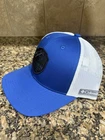 Columbia Mesh Snapback Trucker Hat w/Mountain Patch Blue/White O/S  New w/Tags