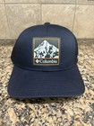 Columbia Mesh Snapback Hat   Color  Black Mountain Art Patch O/S  New w/Tags