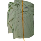 Columbia PFG Bahama II Shirt Mens Size Small Green Long Sleeve Fishing Hiking