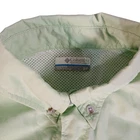 Columbia PFG Bahama II Shirt Mens Size Small Green Long Sleeve Fishing Hiking