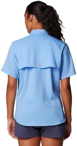 Talla M - Columbia Womens PFG Tamiami II Short Sleeve Fishing Shirt