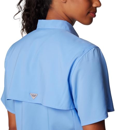 Talla M - Columbia Womens PFG Tamiami II Short Sleeve Fishing Shirt
