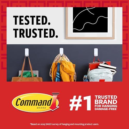 Command 15 lb Large Picture Hanging Strips 14 Pairs  28 Strips   Damage Free Hanging Picture Hangers  No Tools Wall Hanger for Home Decor  White Adhesive