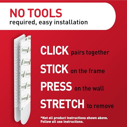 Command 15 lb Large Picture Hanging Strips 14 Pairs  28 Strips   Damage Free Hanging Picture Hangers  No Tools Wall Hanger for Home Decor  White Adhesive