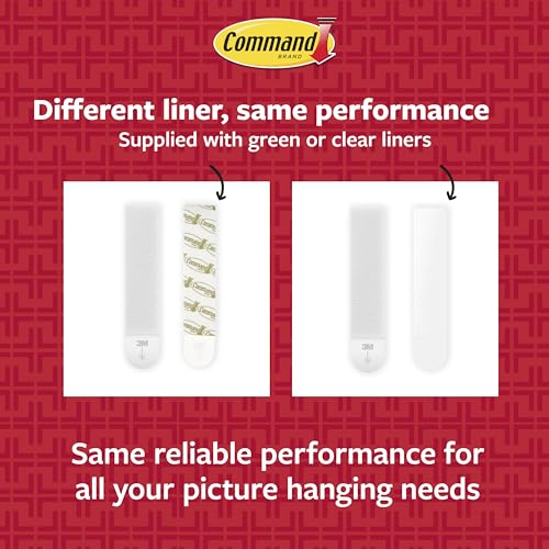 Command 15 lb Large Picture Hanging Strips 14 Pairs  28 Strips   Damage Free Hanging Picture Hangers  No Tools Wall Hanger for Home Decor  White Adhesive