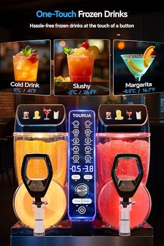 Commercial Slushie Machine  Margarita Daiquiri Wine Frappe Slush Frozen Drink Machine  30L
