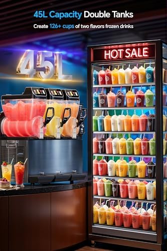 Commercial Slushie Machine  Margarita Daiquiri Wine Frappe Slush Frozen Drink Machine  30L