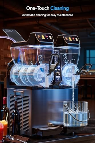 Commercial Slushie Machine  Margarita Daiquiri Wine Frappe Slush Frozen Drink Machine  30L