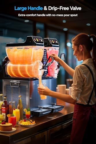 Commercial Slushie Machine  Margarita Daiquiri Wine Frappe Slush Frozen Drink Machine  30L