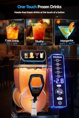 Commercial Slushie Machine  Margarita Daiquiri Wine Frappe Slush Frozen Drink Machine  30L