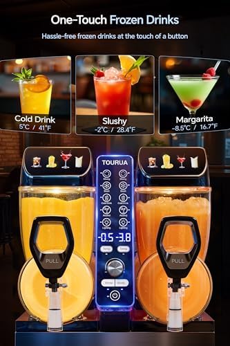 Commercial Slushie Machine  Margarita Daiquiri Wine Frappe Slush Frozen Drink Machine  30L