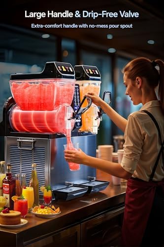 Commercial Slushie Machine  Margarita Daiquiri Wine Frappe Slush Frozen Drink Machine  30L