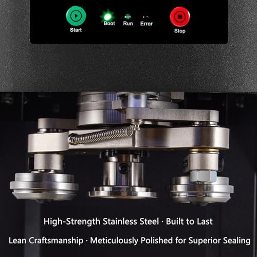 Commercial Soda Can Sealer   2 4 6 7 inch Height Adjustable  Automatic Can Sealer for Aluminum and Plastic Cans   White