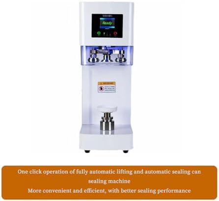 Commercial Soda Can Sealer   2 4 6 7 inch Height Adjustable  Automatic Can Sealer for Aluminum and Plastic Cans   White