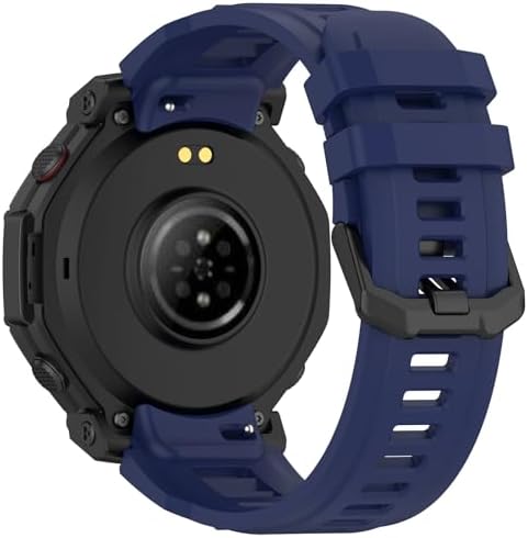 Compatible for Amazfit T Rex 3 Pro 48mm  22mm Width Soft Silicone Wristband Replacement WatchBand Strap for Amazfit T Rex 3 Pro Smartwatch