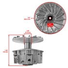 Complete Primary Drive Clutch CVT for BRP Can Am Defender HD8 / Max HD8 2016 21