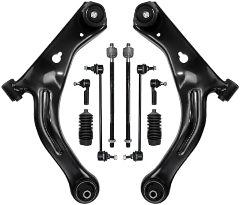 Control Arm  Replacement For Control Arm With Ball Joint Sway Bar Tie Rods Boots Suspension Kit Compatible With 2005 2009 Ford Escape  2005 2009 Mercury Mariner  2005 2009 Mazda Tribute