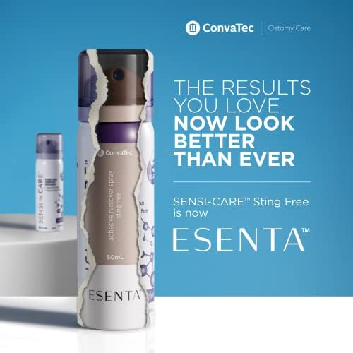 ConvaTec ESENTA Adhesive Remover Spray for Around Stomas and Wounds  Sting Free  Alcohol Free  50 mL Bottle  Pack of 1 