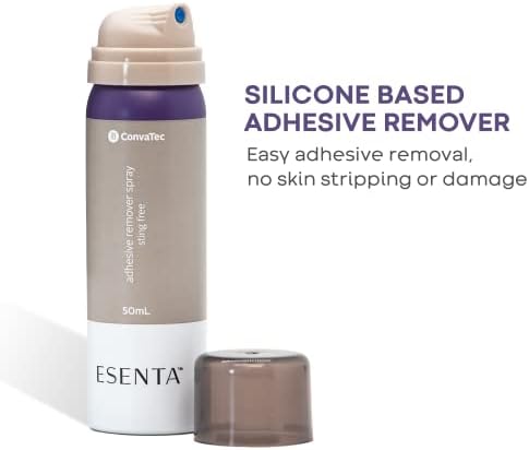 ConvaTec ESENTA Adhesive Remover Spray for Around Stomas and Wounds  Sting Free  Alcohol Free  50 mL Bottle  Pack of 1 