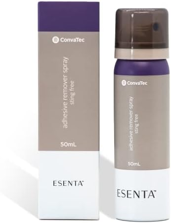 ConvaTec ESENTA Adhesive Remover Spray for Around Stomas and Wounds  Sting Free  Alcohol Free  50 mL Bottle  Pack of 1 
