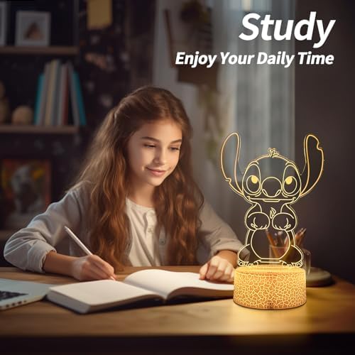 Cool Night Light 16 Color Night Light 3D LED Lamp with Smart Remote Control Boy Gifts for Childrens Room Decoration Christmas Holiday Gifts