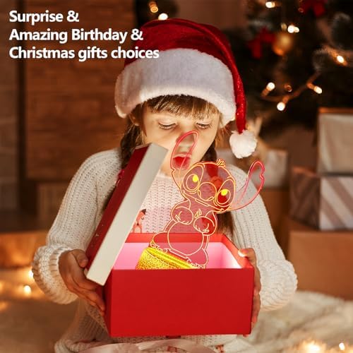 Cool Night Light 16 Color Night Light 3D LED Lamp with Smart Remote Control Boy Gifts for Childrens Room Decoration Christmas Holiday Gifts