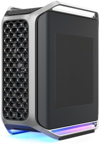 Cooler Master Cosmos Alpha Full Tower ATX PC Case   Flagship Curved Aluminum Frame  Powerful 200mm Dual Intake Fans  Fits 400mm GPUs & 420mm Radiators  ARGB Chassis Underglow  Limited Edition