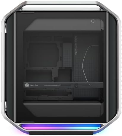 Cooler Master Cosmos Alpha Full Tower ATX PC Case   Flagship Curved Aluminum Frame  Powerful 200mm Dual Intake Fans  Fits 400mm GPUs & 420mm Radiators  ARGB Chassis Underglow  Limited Edition
