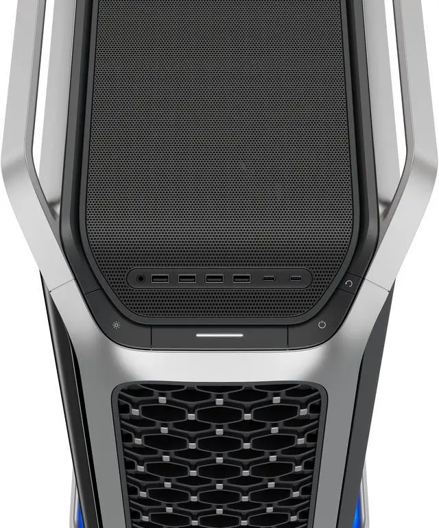 Cooler Master Cosmos Alpha Full Tower ATX PC Case   Flagship Curved Aluminum Frame  Powerful 200mm Dual Intake Fans  Fits 400mm GPUs & 420mm Radiators  ARGB Chassis Underglow  Limited Edition