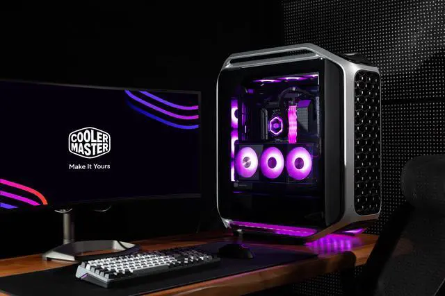 Cooler Master Cosmos Alpha Full Tower ATX PC Case   Flagship Curved Aluminum Frame  Powerful 200mm Dual Intake Fans  Fits 400mm GPUs & 420mm Radiators  ARGB Chassis Underglow  Limited Edition