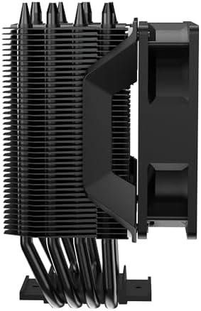 Cooler Master Hyper 411 Nano CPU Air Cooler  SickleFlow 92 PWM Fan  4 Copper Heat Pipes  136mm Tall  Sleek Top Cover  AMD Ryzen AM5 AM4  Intel LGA 1851 1700 Brackets